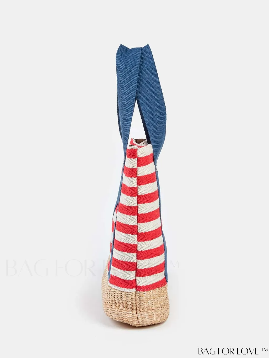 BagForLove - Stylish Striped Beach Tote - Fashionable, Lightweight, and Versatile for Daily Shopping