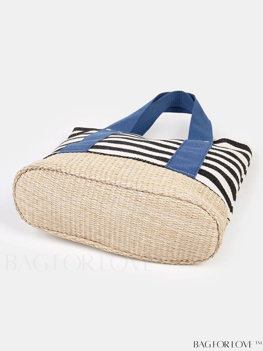 BagForLove - Stylish Striped Beach Tote - Fashionable, Lightweight, and Versatile for Daily Shopping