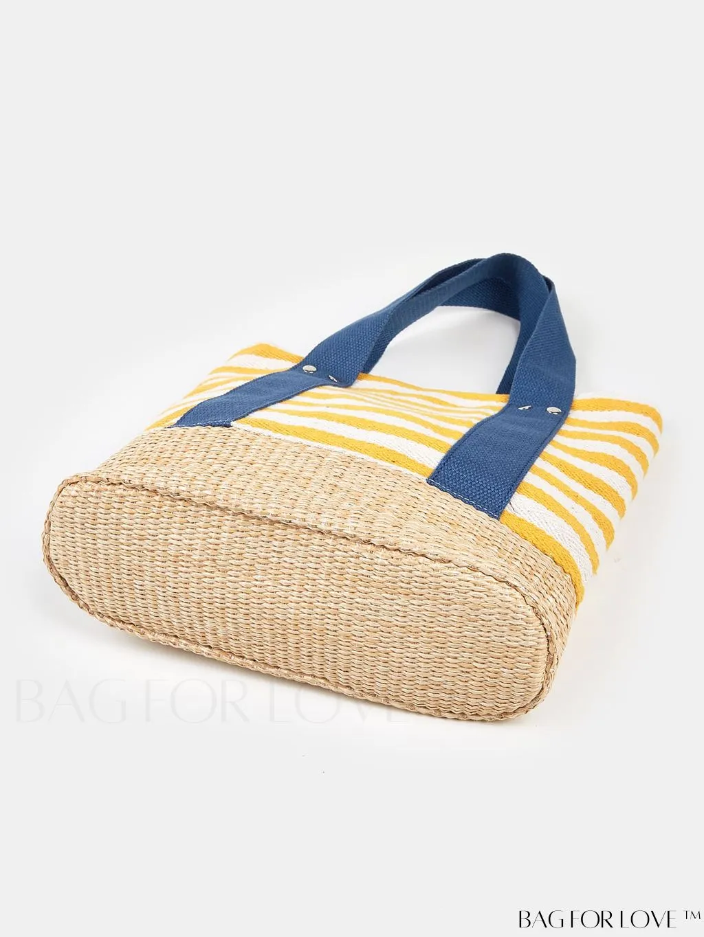 BagForLove - Stylish Striped Beach Tote - Fashionable, Lightweight, and Versatile for Daily Shopping
