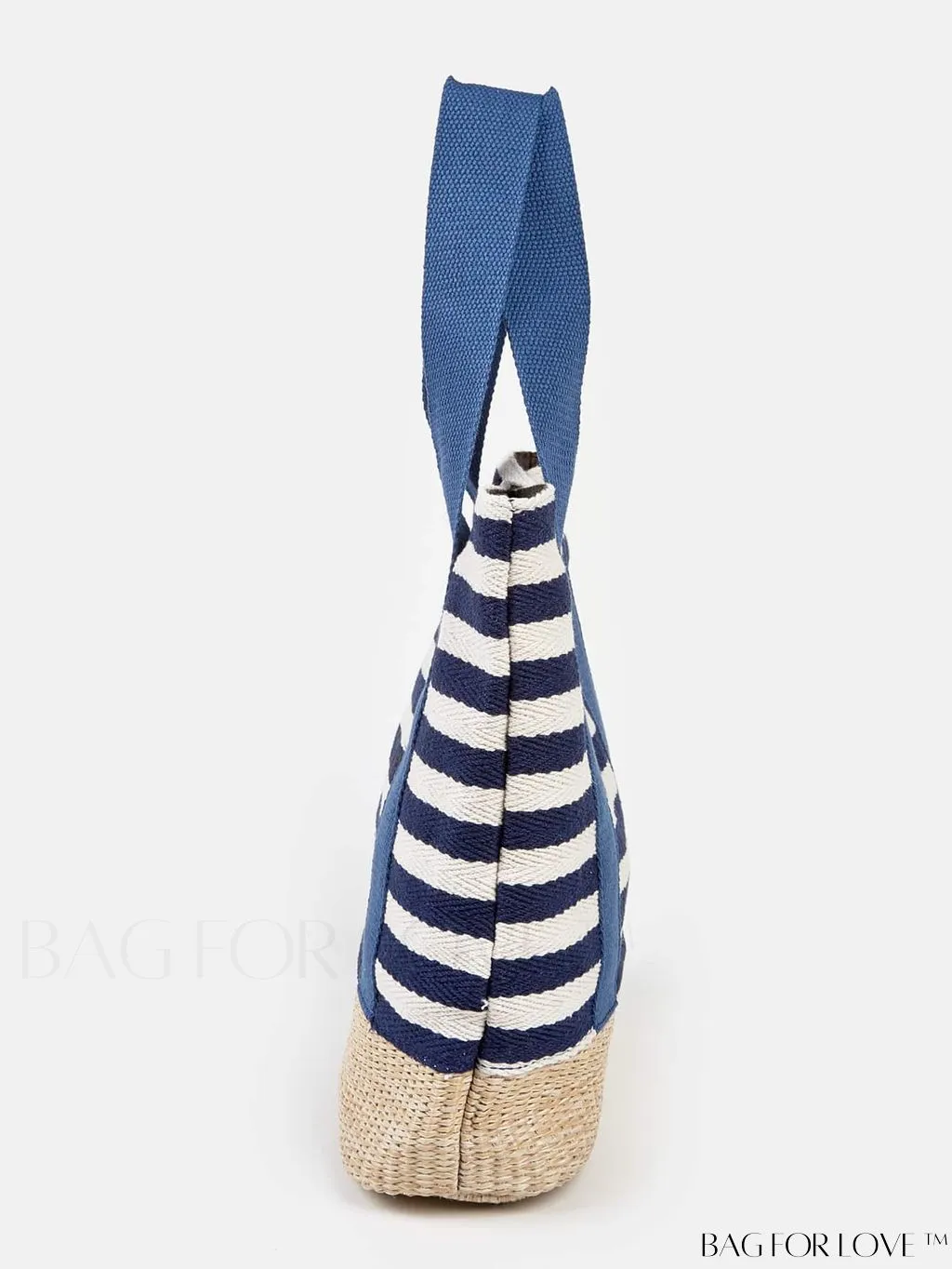 BagForLove - Stylish Striped Beach Tote - Fashionable, Lightweight, and Versatile for Daily Shopping