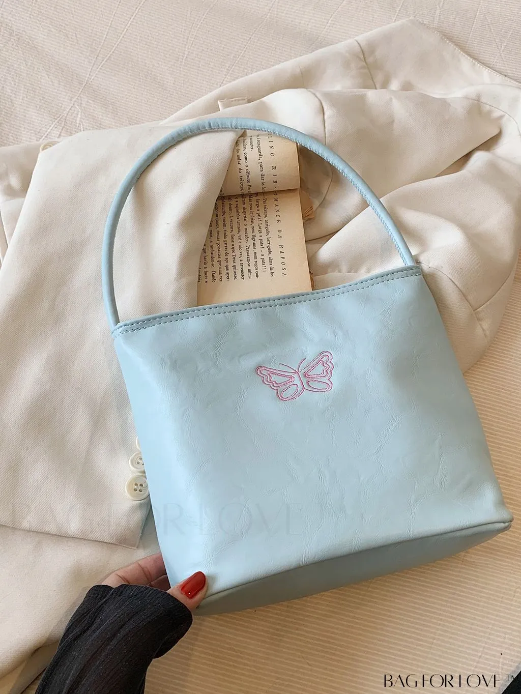 BagForLove - Stylish Summer Embroidered Tote Bag: Versatile and Chic