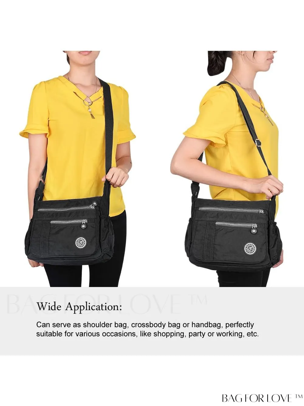 BagForLove - Stylish Waterproof Womens Shoulder Bag - Versatile Cross-body Handbag, Ideal for Casual Fashion