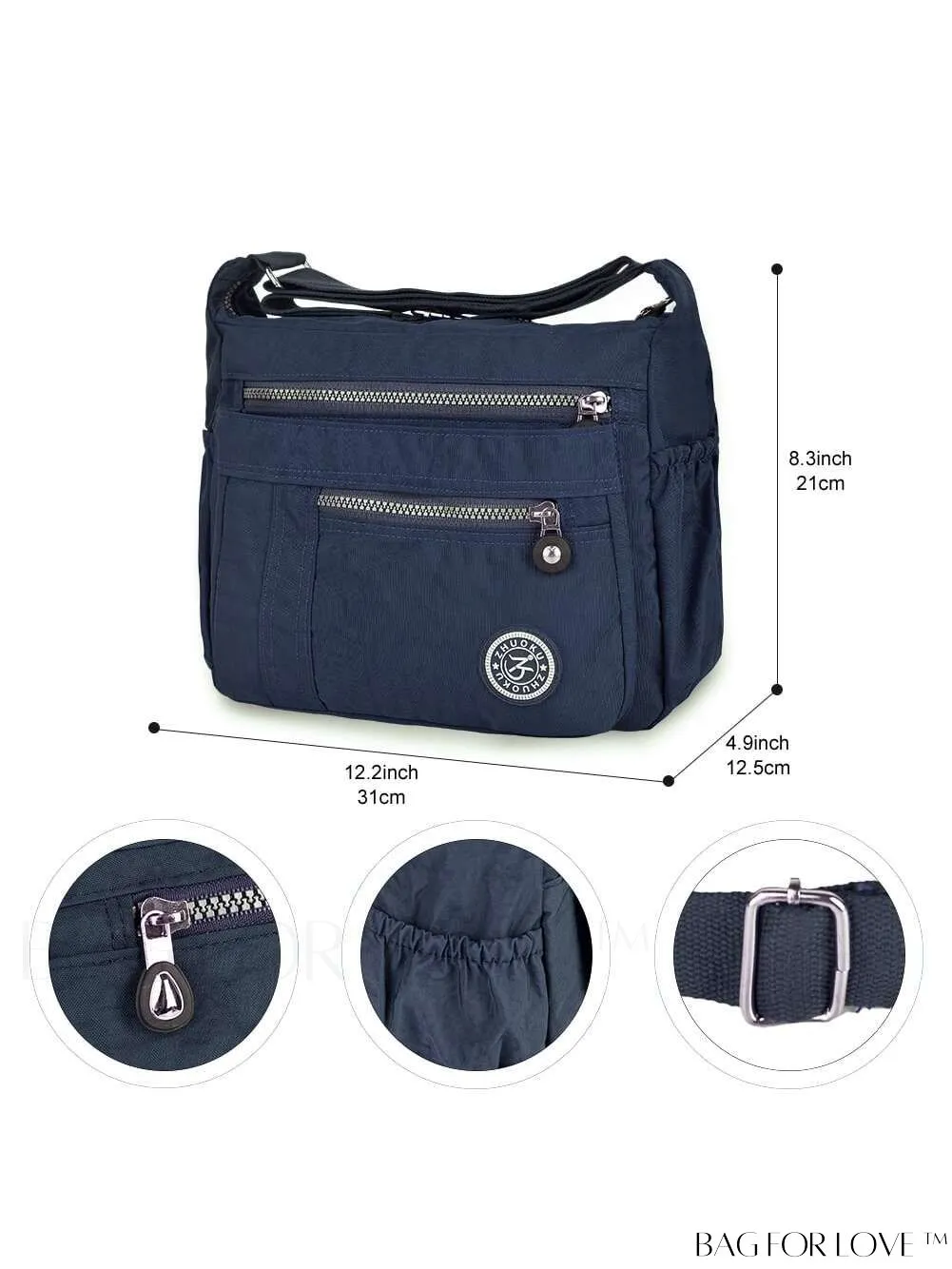 BagForLove - Stylish Waterproof Womens Shoulder Bag - Versatile Cross-body Handbag, Ideal for Casual Fashion