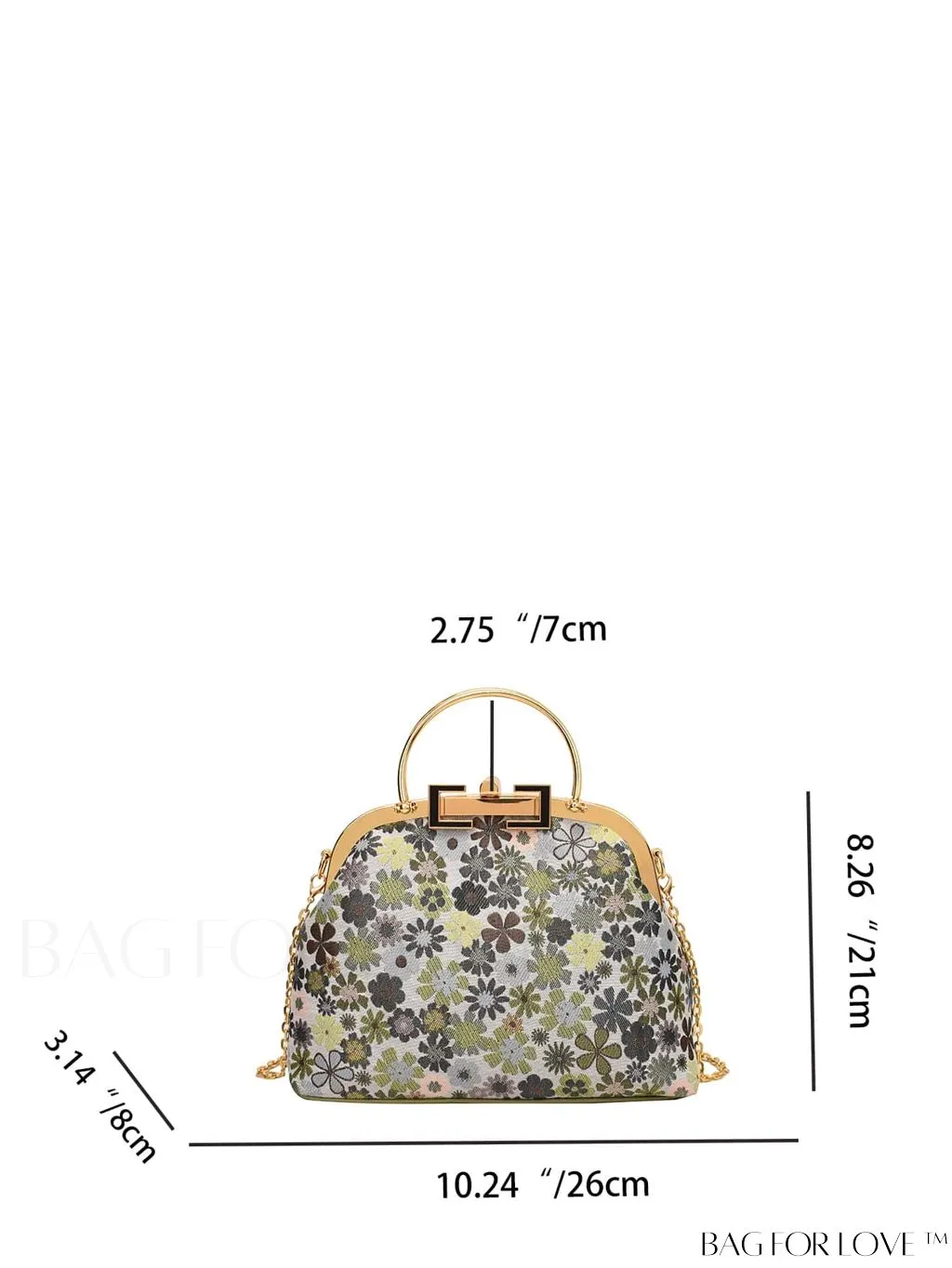 BagForLove - Stylish Womens Printed Handbag: Versatile Shell Crossbody Bag