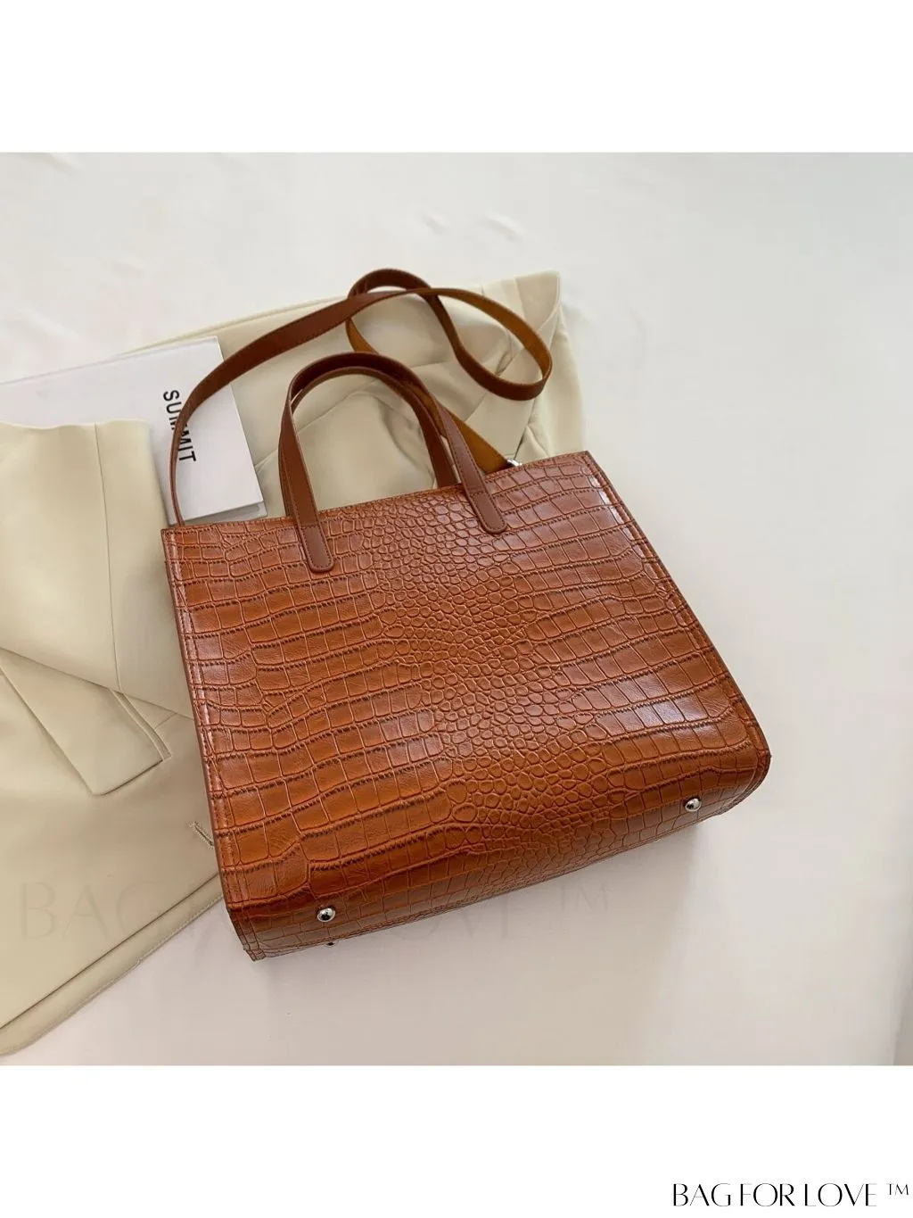 BagForLove - Stylish Womens Square Bag with Embroidered Cartoon Character Design - New Arrival