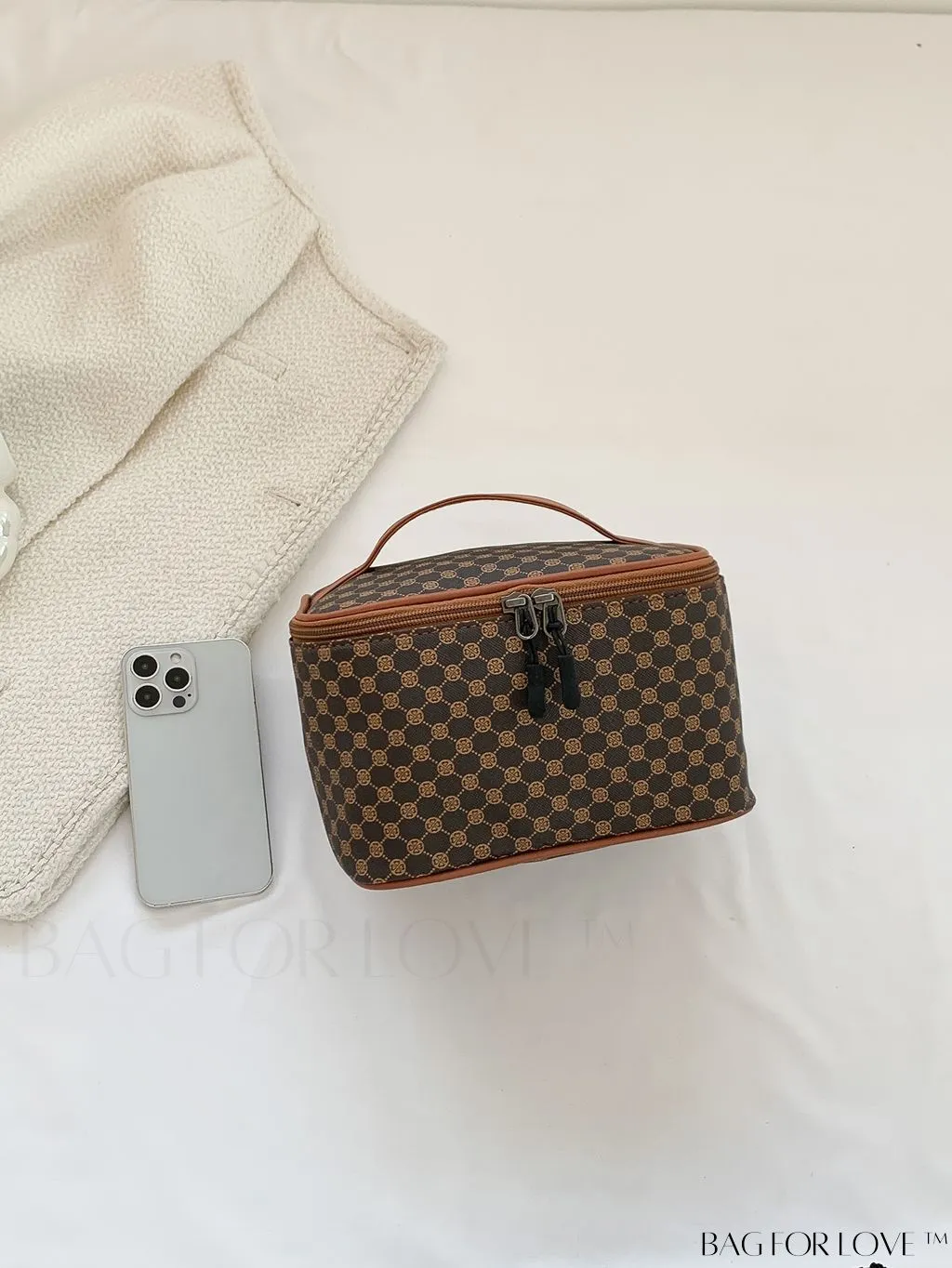 BagForLove - Travel-Ready All Over Print Cosmetic & Toiletry Organizer Bag - Stylish & Functional
