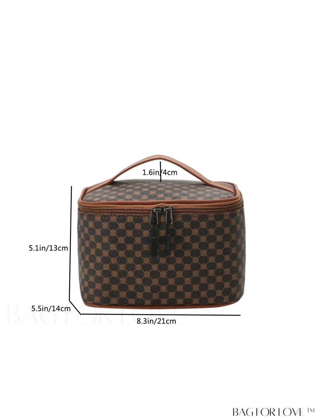 BagForLove - Travel-Ready All Over Print Cosmetic & Toiletry Organizer Bag - Stylish & Functional