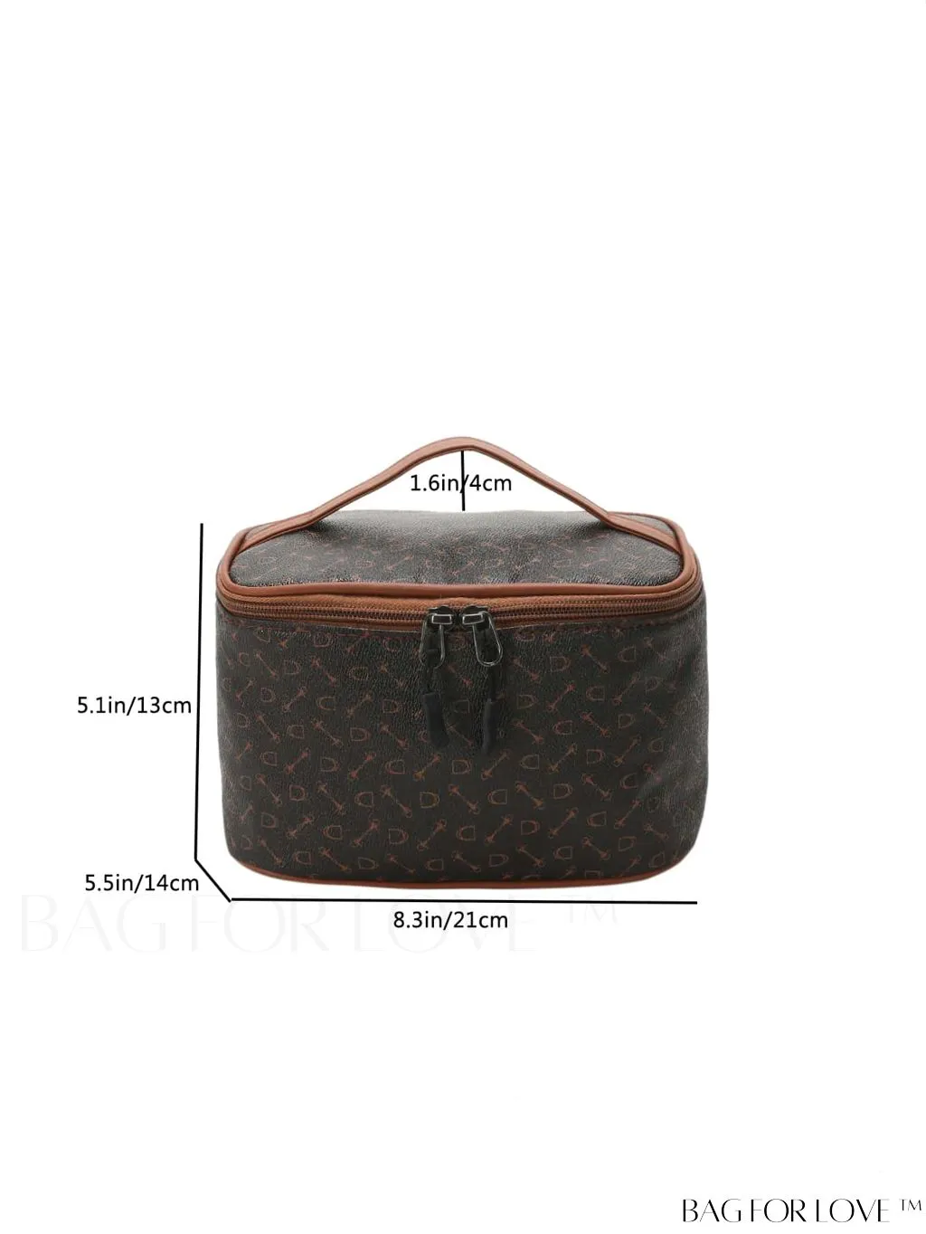 BagForLove - Travel-Ready All Over Print Cosmetic & Toiletry Organizer Bag - Stylish & Functional