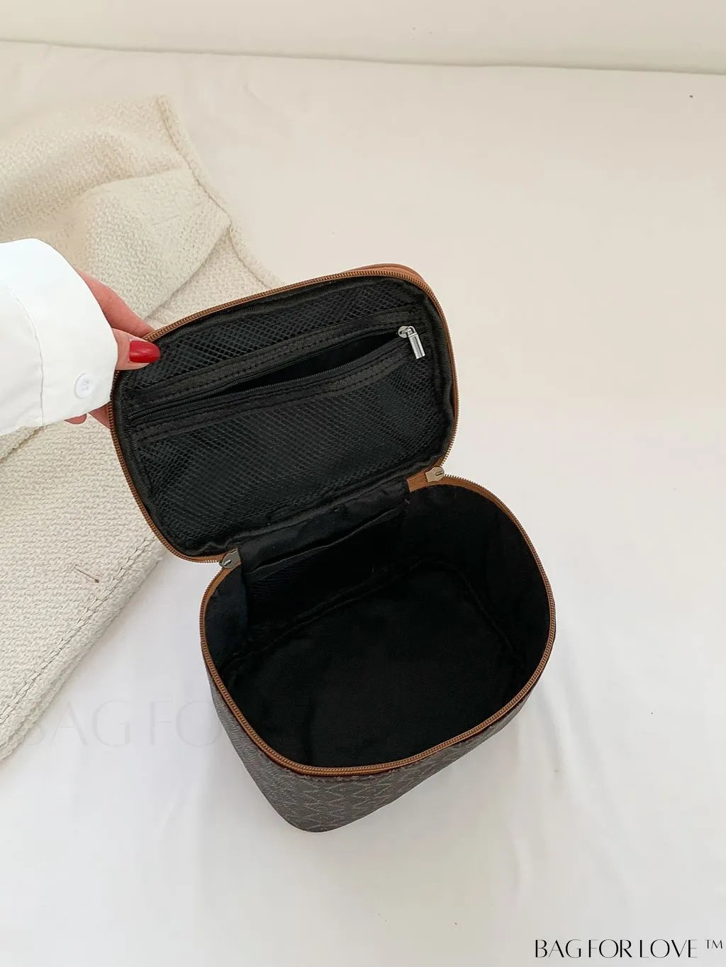 BagForLove - Travel-Ready All Over Print Cosmetic & Toiletry Organizer Bag - Stylish & Functional