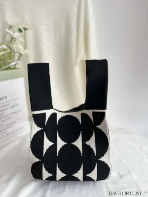 BagForLove - Womens Knitted Tote Bag: Spacious & Portable Solution for Stylish Storage