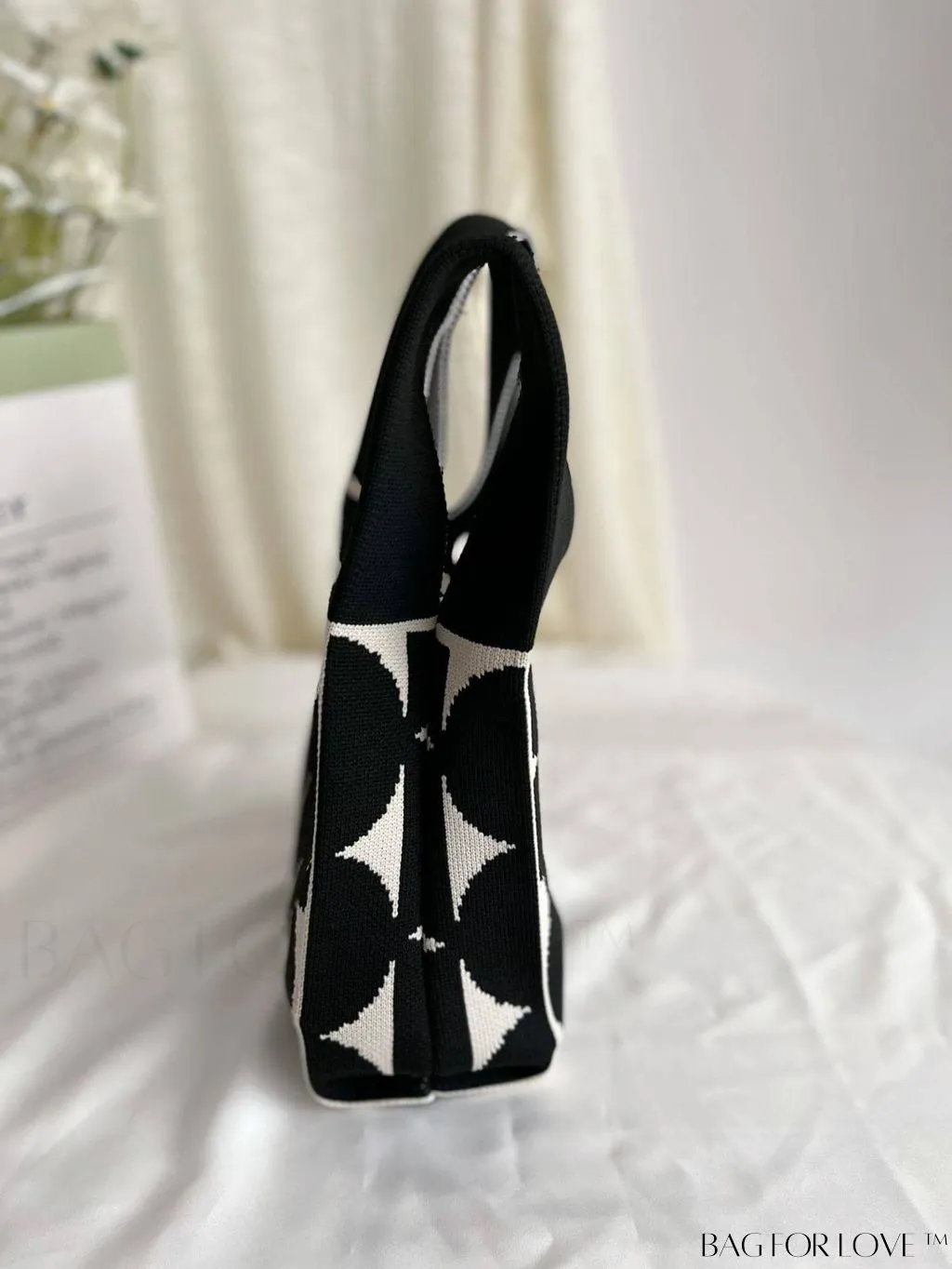 BagForLove - Womens Knitted Tote Bag: Spacious & Portable Solution for Stylish Storage