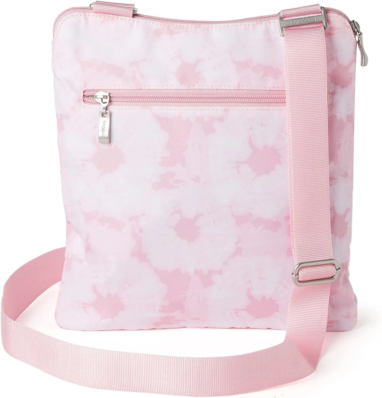 Baggallini Horizon Crossbody Bags for Women 10x10.5 Lightweight Water-Resistant Nylon RFID Purse Handbag w/Wristlet Included