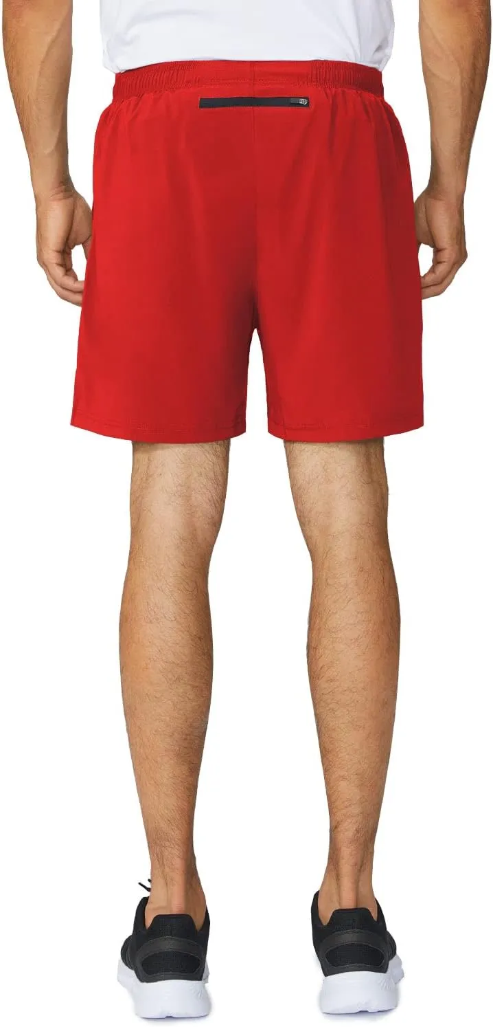 baleaf Men's 5" Running Athletic Shorts for Workout Gym Tennis Sports Lightweight Quick Dry with Zipper Pocket