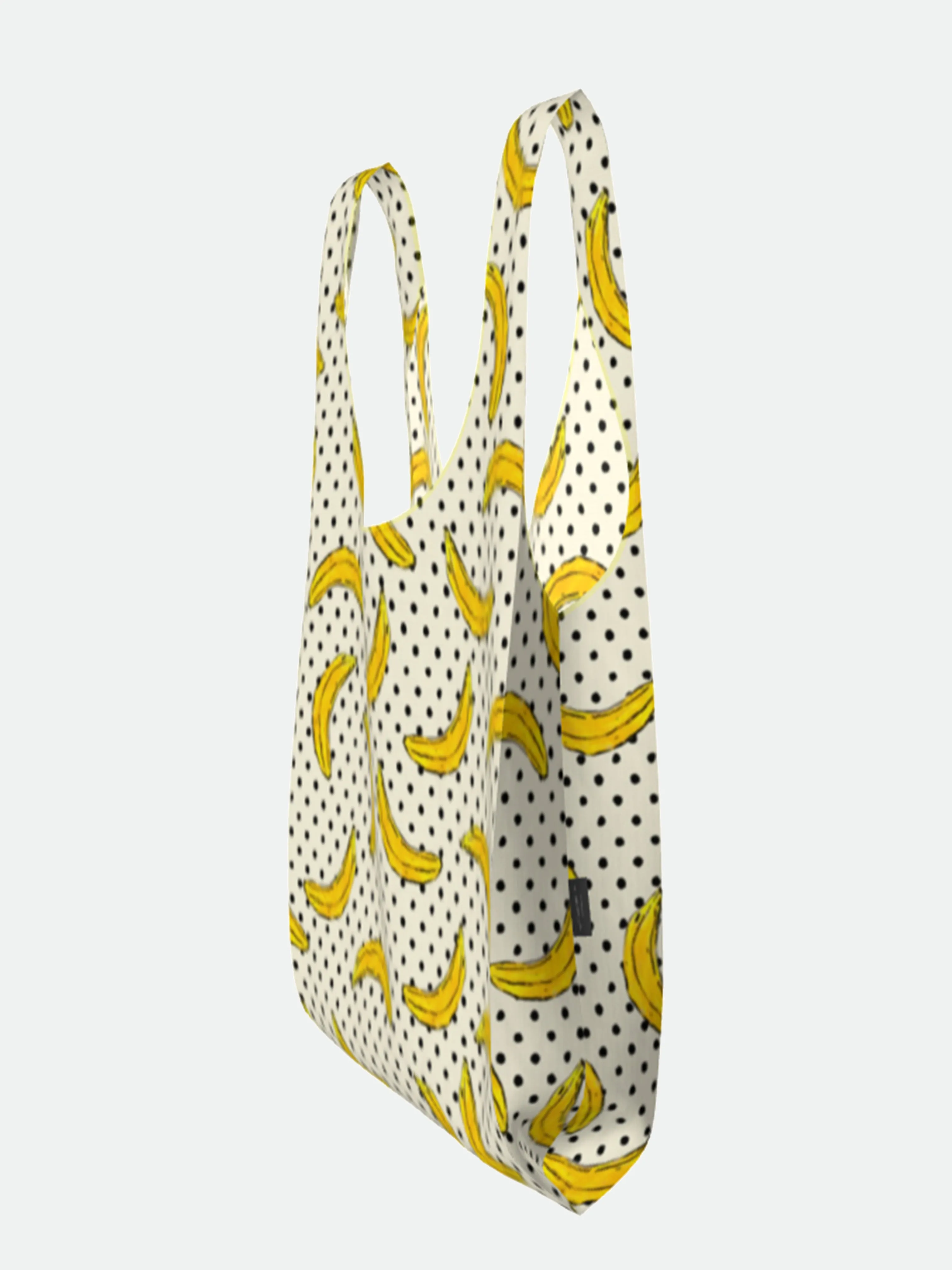 Banana Dot Print Parachute Waterproof Shopper Bag