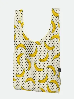 Banana Dot Print Parachute Waterproof Shopper Bag