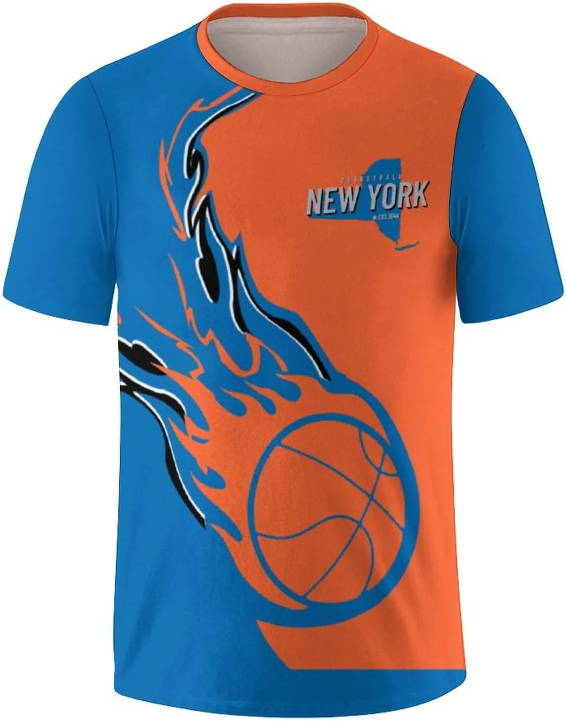 Basketball Shirt 3D Printed Active Athletic Workout Sports Basketball Graphic Short Sleeve Sports Fans Gift for Men