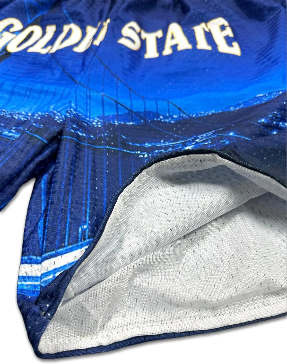 Basketball Shorts City Skyline Night View Zipper Pockets Quick Drying Trunks Fashion Hip-hop Gift for Men Gym Running