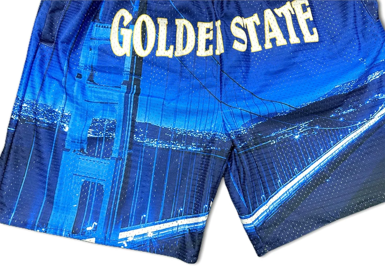 Basketball Shorts City Skyline Night View Zipper Pockets Quick Drying Trunks Fashion Hip-hop Gift for Men Gym Running