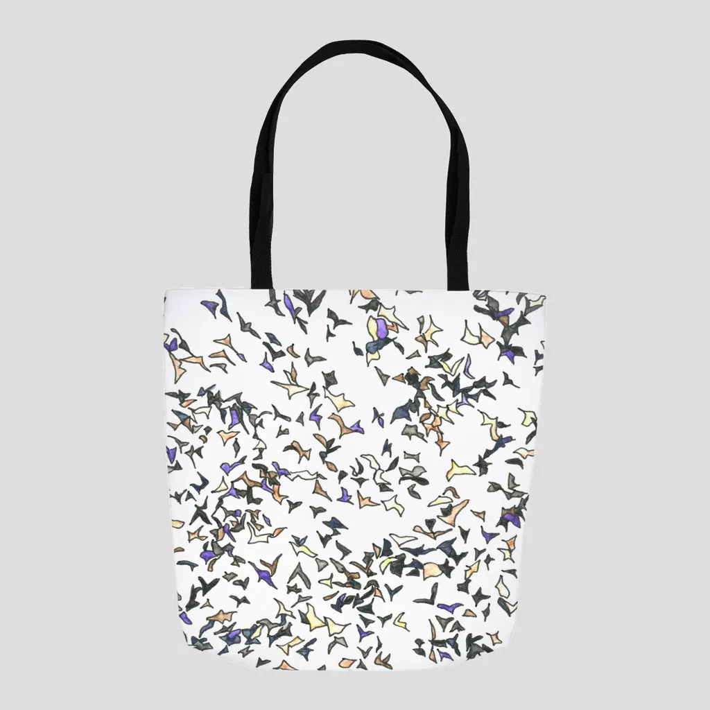 Bats in Flight Art Tote