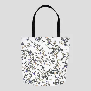 Bats in Flight Art Tote