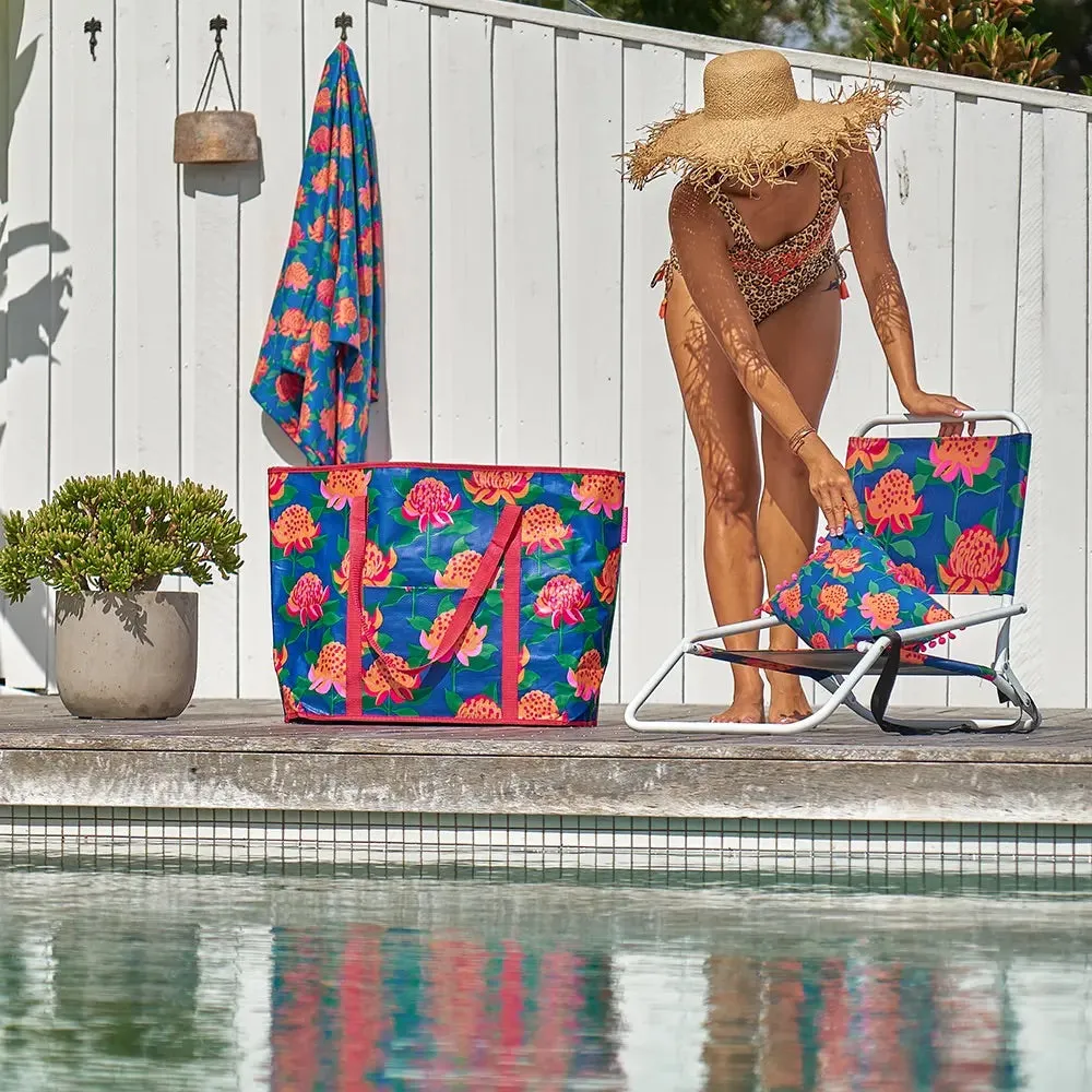 Beach Bag Jumbo - Bright Waratah