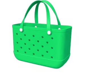 Beach Bag Rubber Beach Tote Bag - Rubber Tote Bags Waterproof Travel Handbag for Women Washable Handbags for Sports Pool