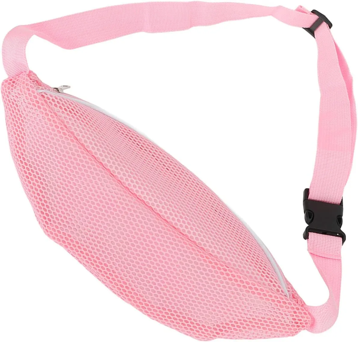 Beach Mesh Fanny Pack, Mesh Sports Waist Pack Lightweight Breathable Outdoor Sports Waist Pack for Workout, Festival, Sports Events Swimming, Gym
