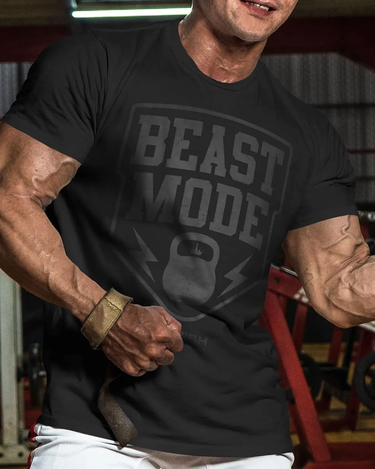 BeastMode Gym Workout Shirt for Men, Gym Lifting T-Shirt