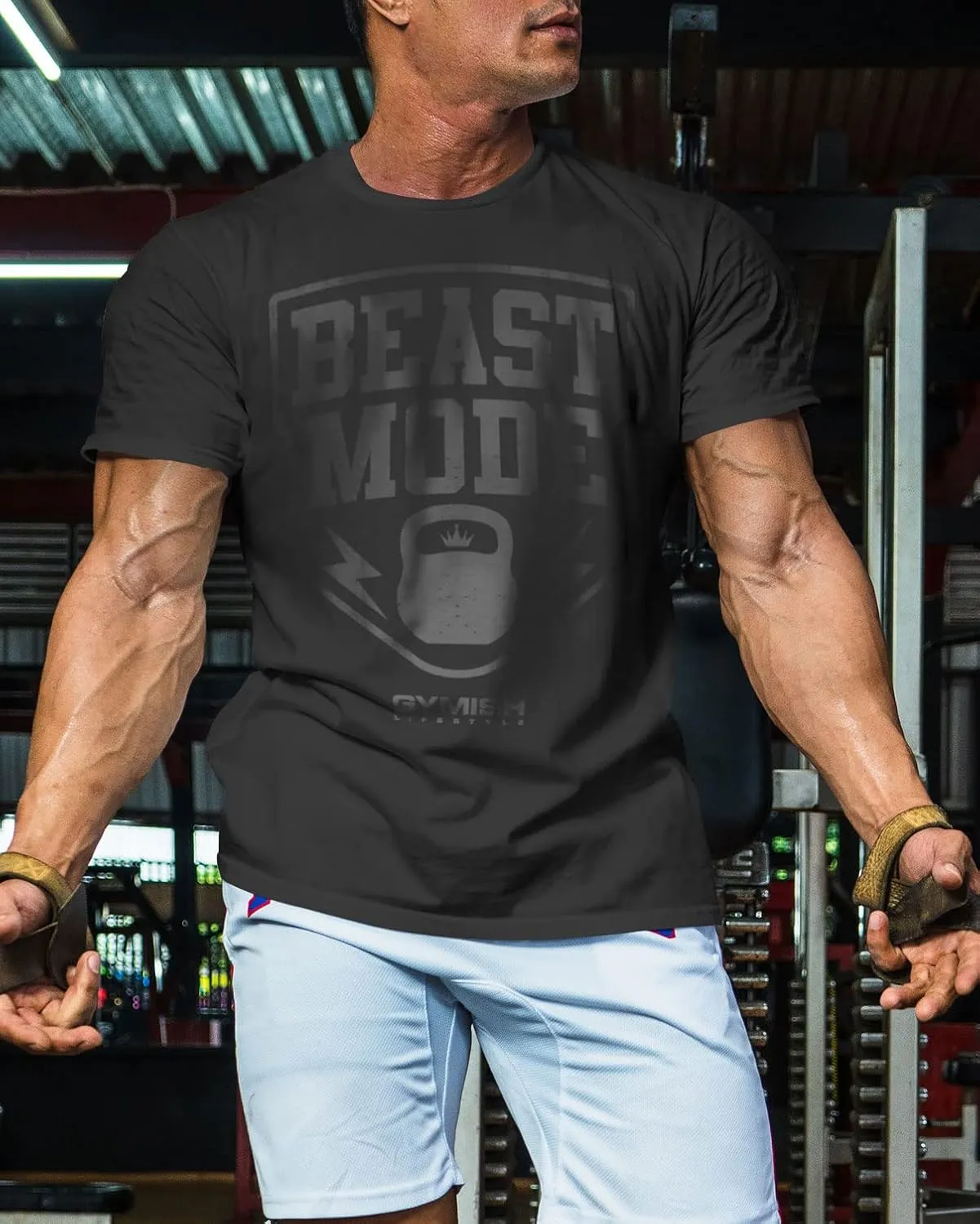 BeastMode Gym Workout Shirt for Men, Gym Lifting T-Shirt