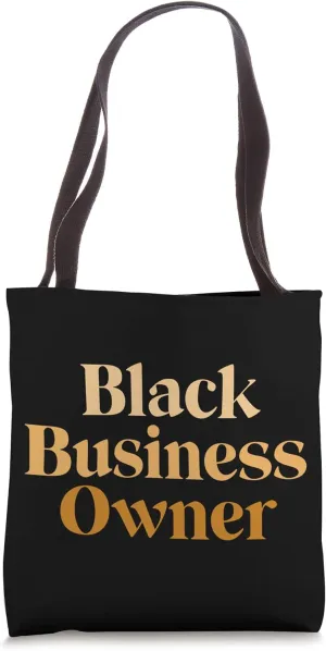 Black Business Owner Shirts For Women Entrepreneur CEO Tote Bag