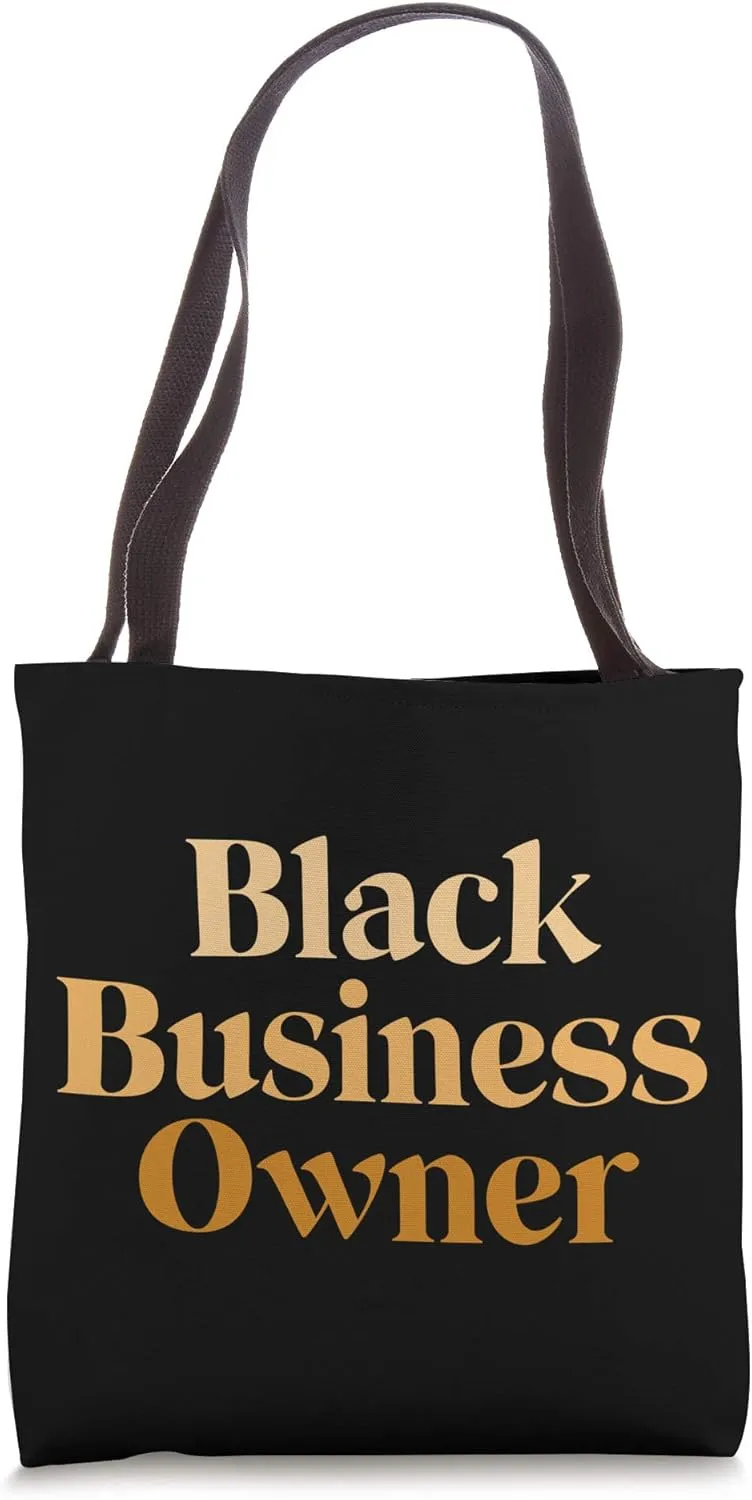 Black Business Owner Shirts For Women Entrepreneur CEO Tote Bag
