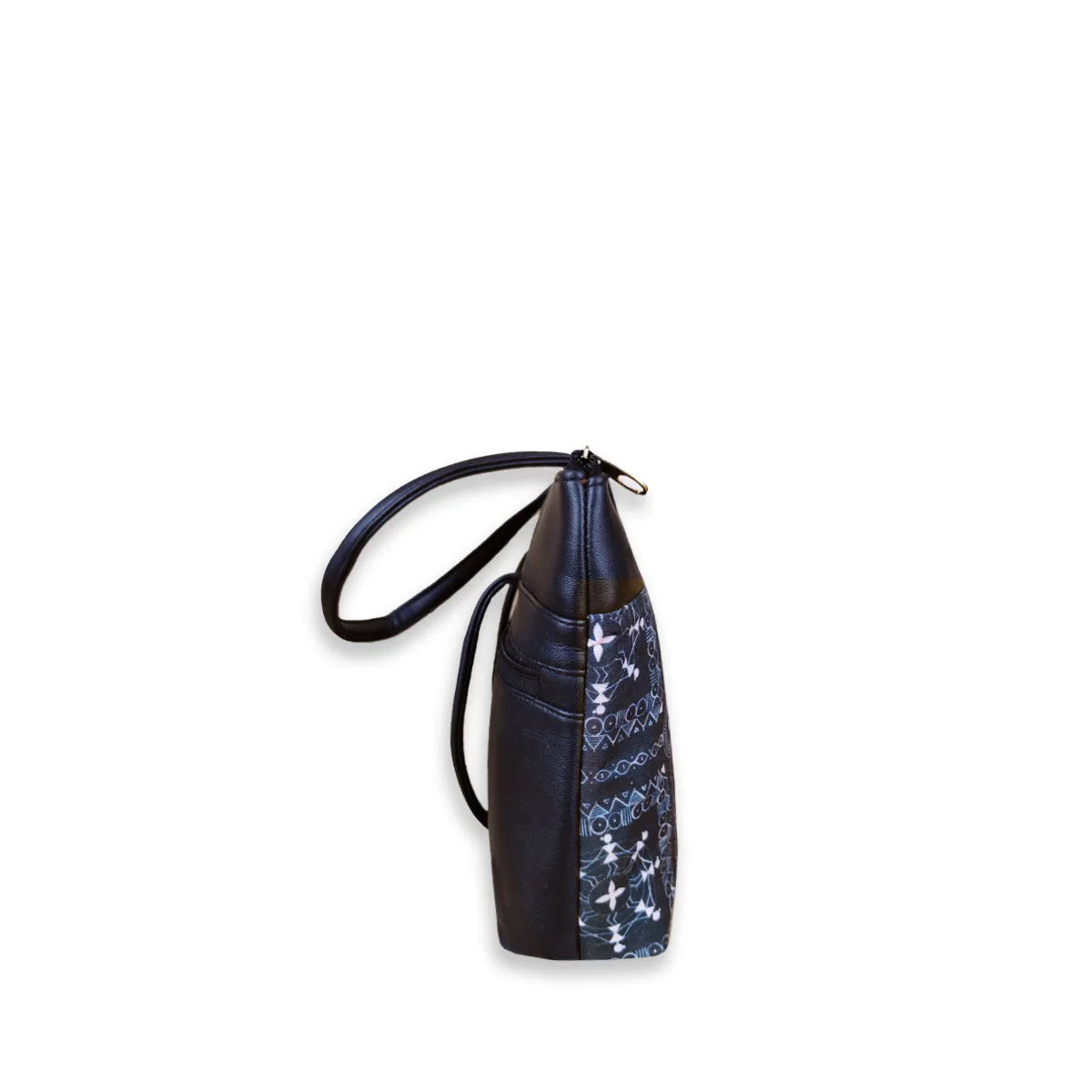 Black Warli Musical Tote Bag