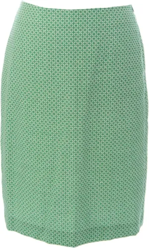BODEN Women's British Wool Printed Skirt