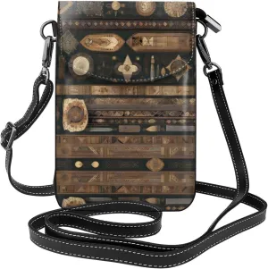 Bohemian style Printed Women's Crossbody Phone Bag - Perfect for Travel and Shopping