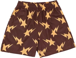 BOOMLEMON Mens Mesh Graphic Print Shorts Casual Workout Cool Shorts Gym Basketball Running Short Pants