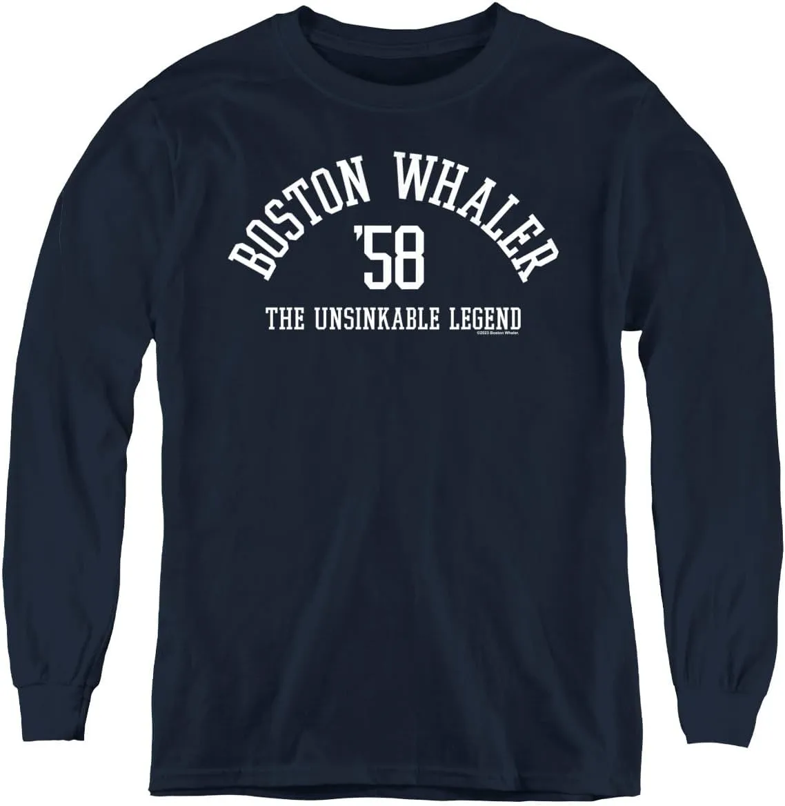 Boston Whaler Collegiate Youth Long Sleeve T Shirt Collection