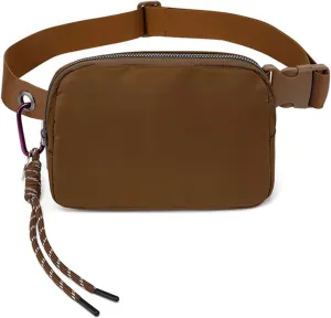 Bovagu Crossbody, Duo Iris 57" Long Strap Crossbody Bag, Nylon Sporty Crossbody Bags for Women Men