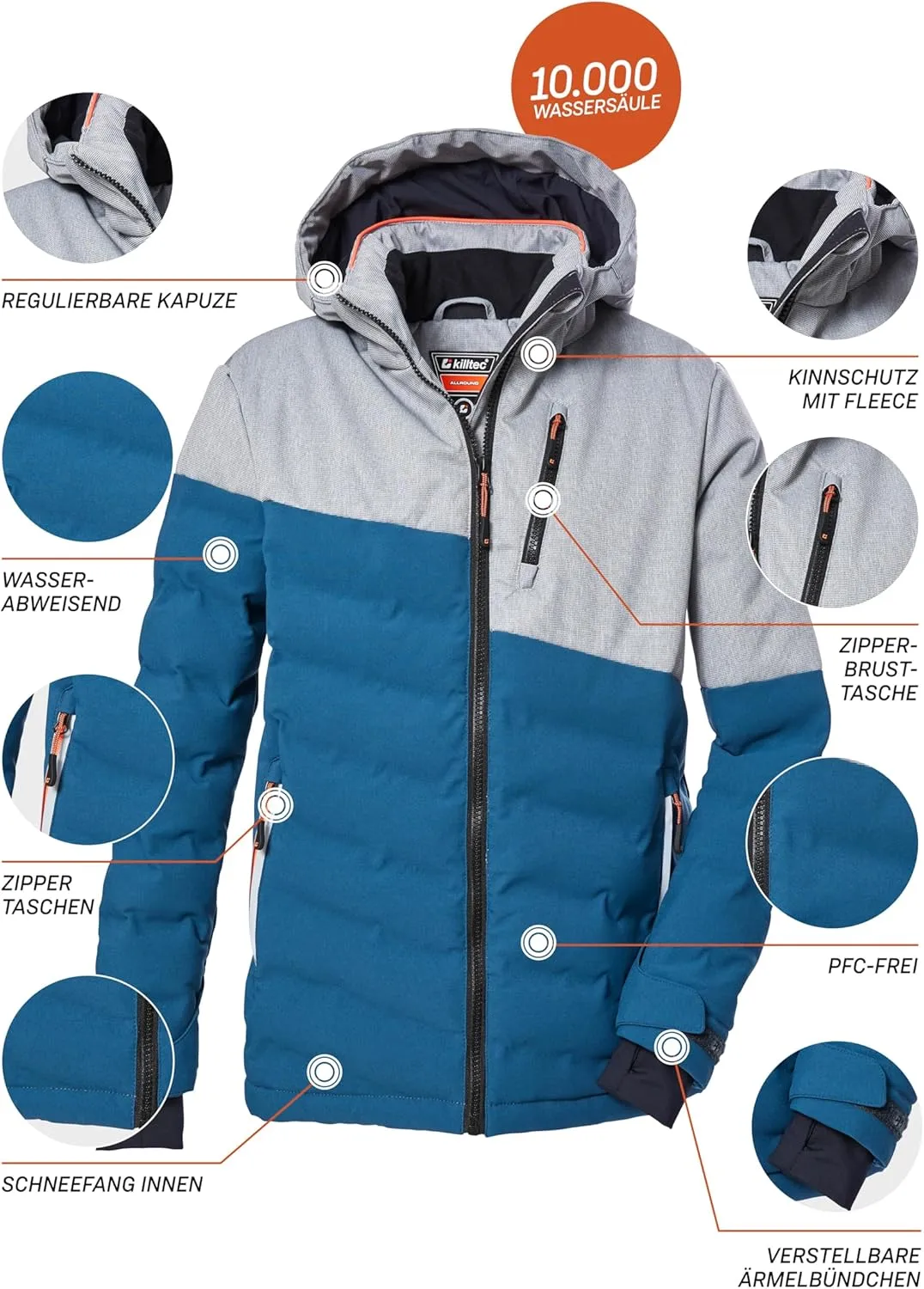 Boys Winter Jacket KSW 172 BYS SKI QLTD Jckt