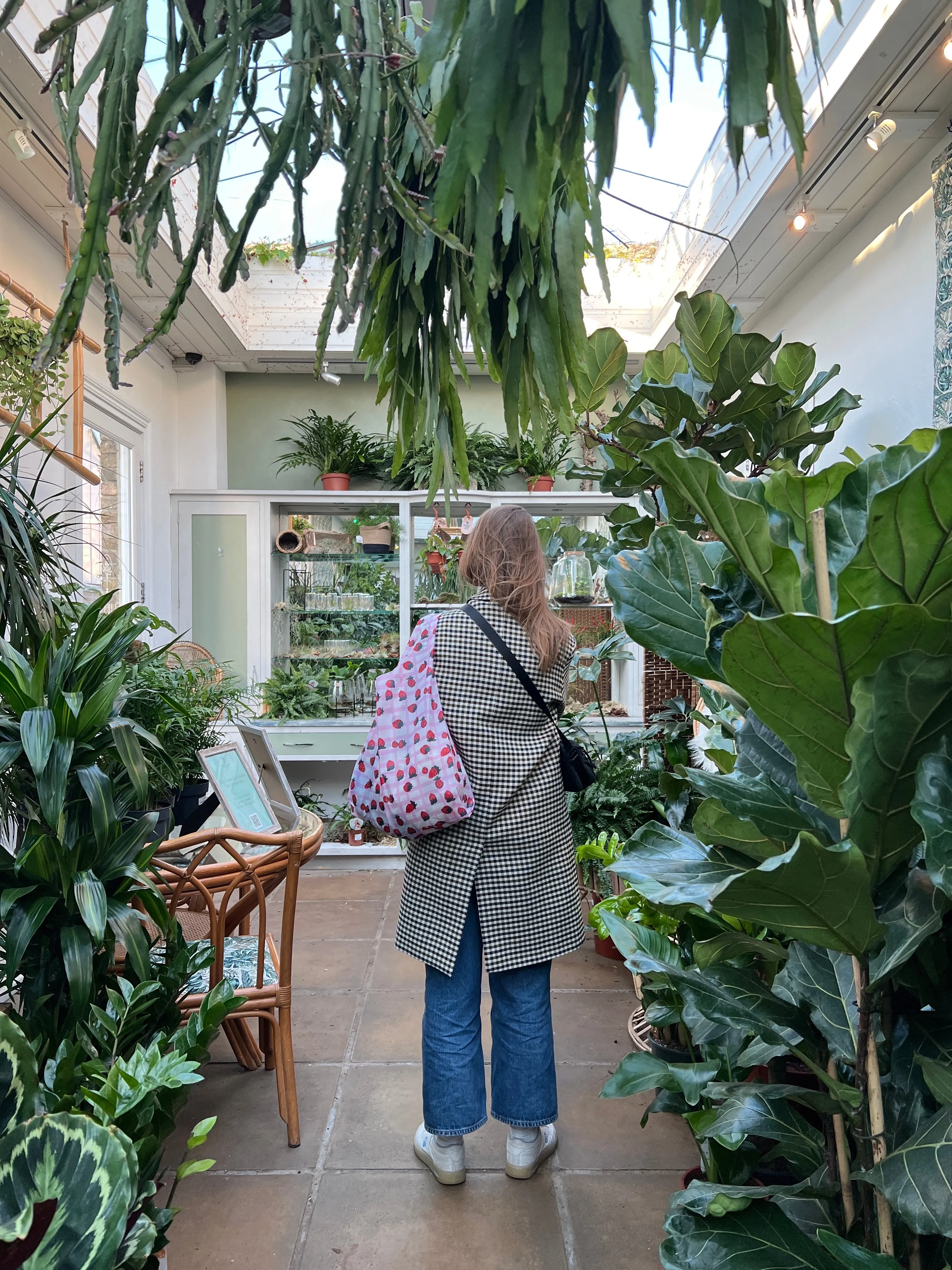 British Strawberries. Parachute All Over Print Shopper Bag