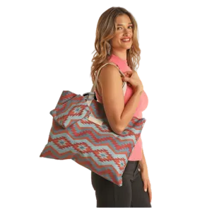 BU43X02652 Panhandle Printed Bag with Woven Strap - Stillwater