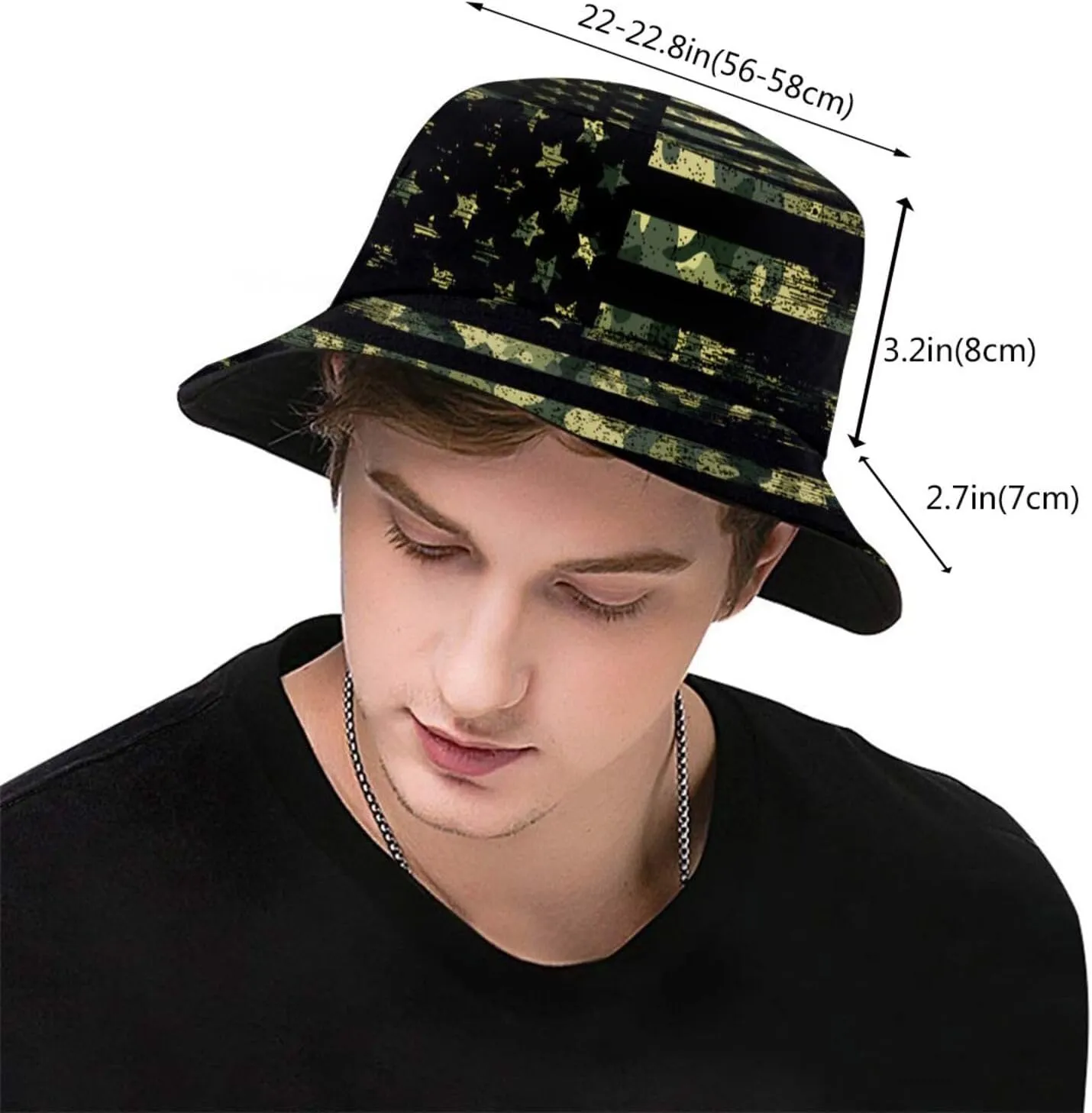 Bucket Hat Packable Breathable Sun Hats for Women Men Teens Unisex Summer Travel Beach Fisherman Cap