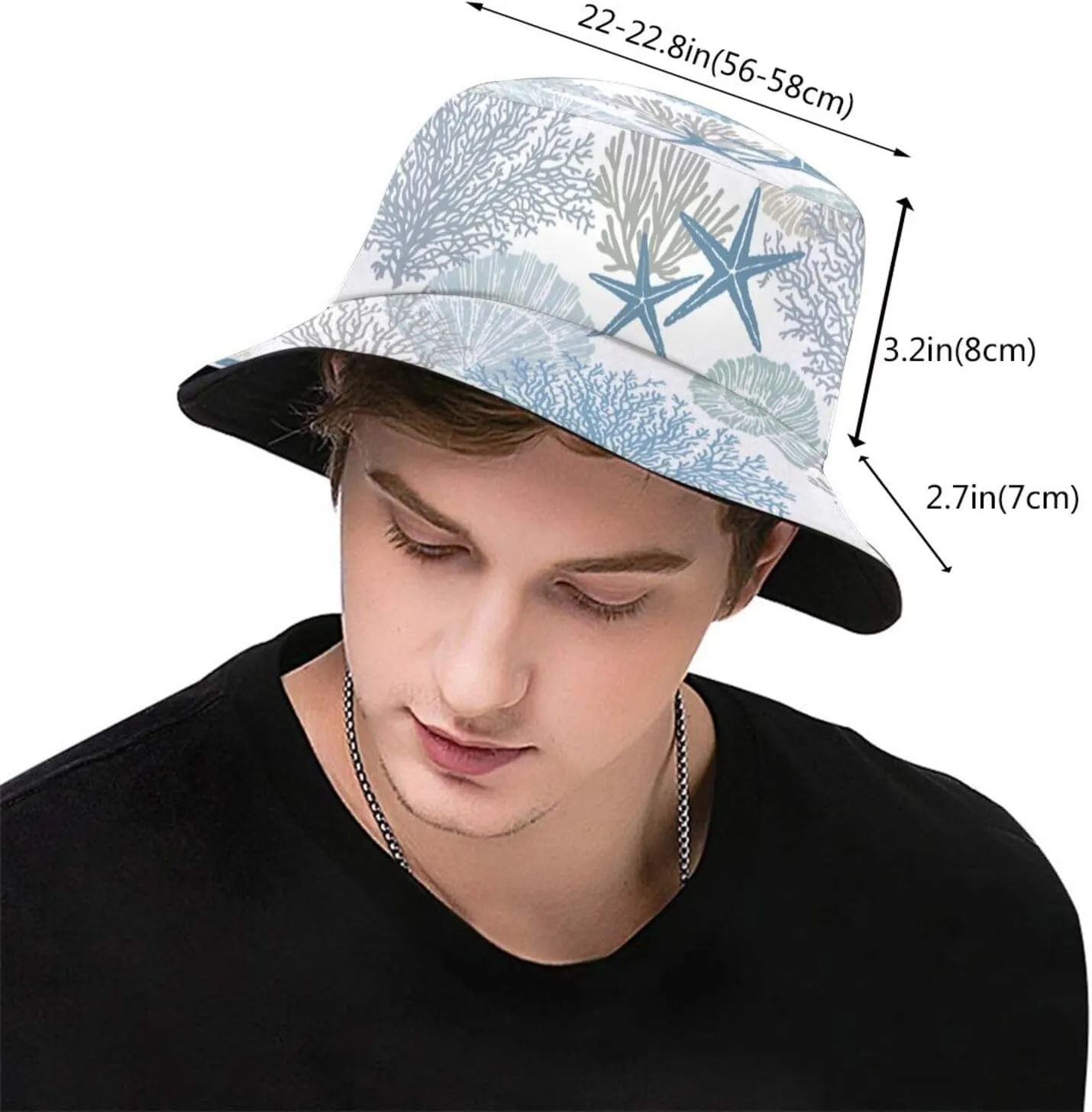 Bucket Hat Packable Breathable Sun Hats for Women Men Teens Unisex Summer Travel Beach Fisherman Cap