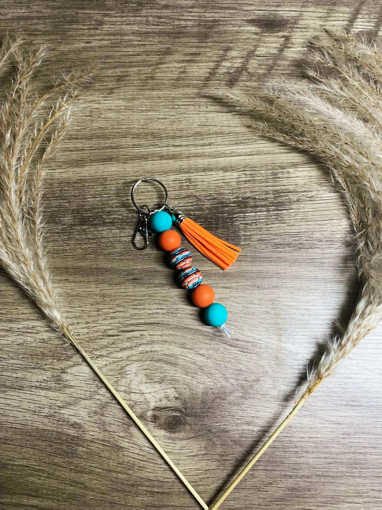 Bull Head Serape Keychain
