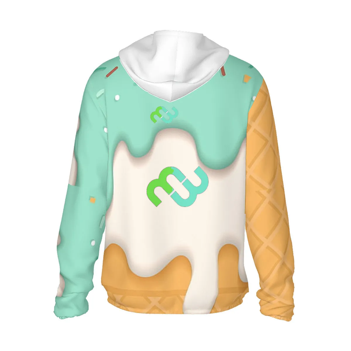 Bushae cream Money Protective Sun mint HC_F1 cone Hoodie Classic Cost-effective Lightweight ice Zipper