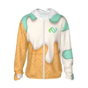 Bushae cream Money Protective Sun mint HC_F1 cone Hoodie Classic Cost-effective Lightweight ice Zipper