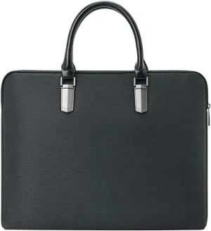 Business Briefcase Conference Information Bag for Men's Business Large Capacity Waterproof Information Bag