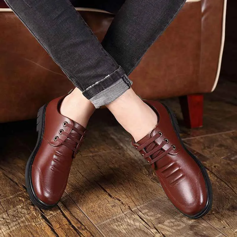 Business Casual Breathable Shoes Korean Youth Style
