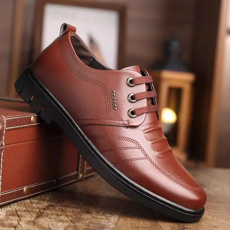 Business Casual Breathable Shoes Korean Youth Style