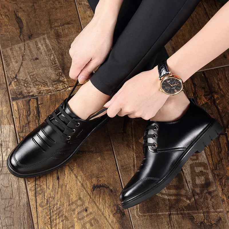 Business Casual Breathable Shoes Korean Youth Style