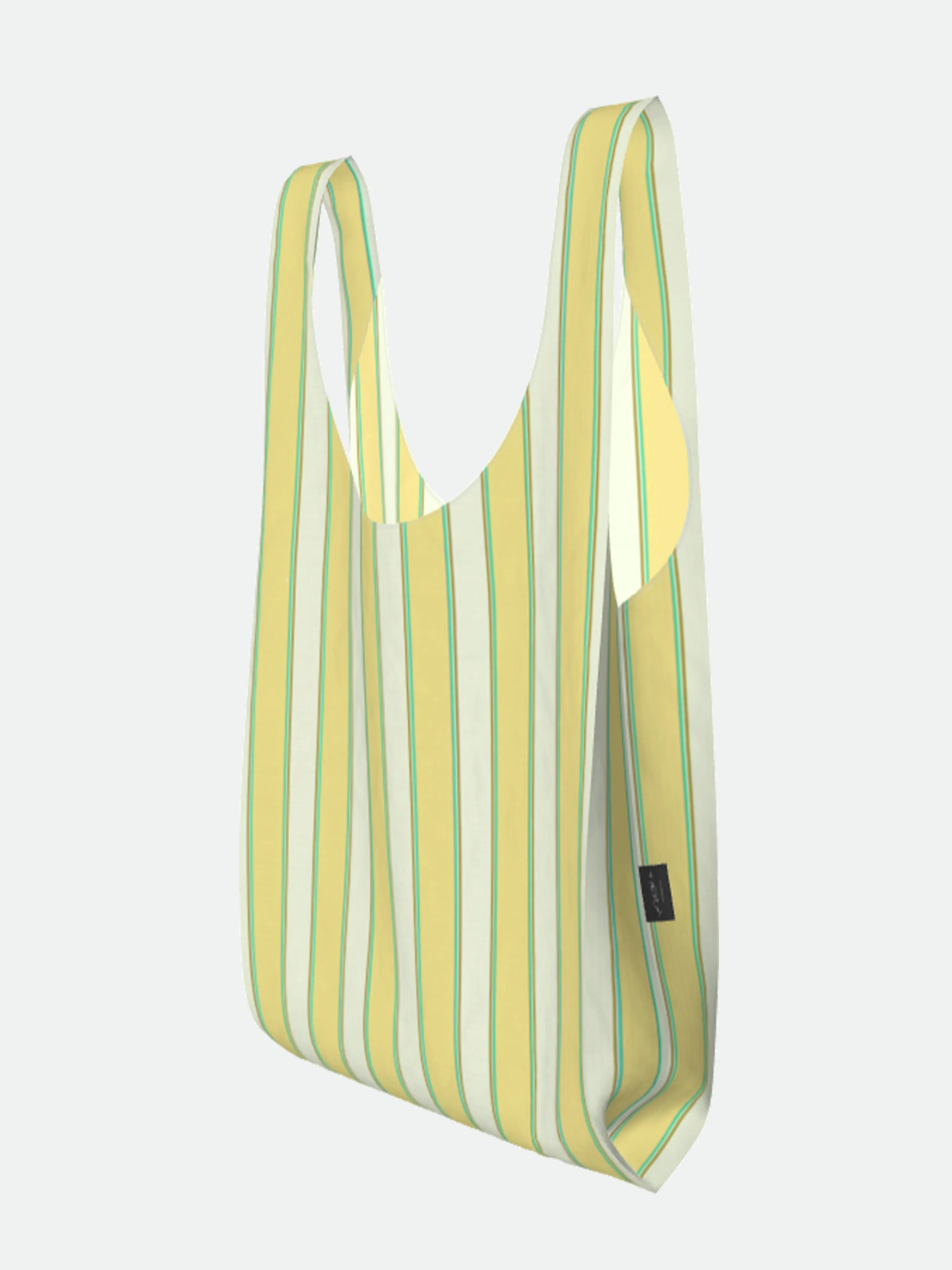 Butter Stripe Parachute Waterproof Shopper Bag